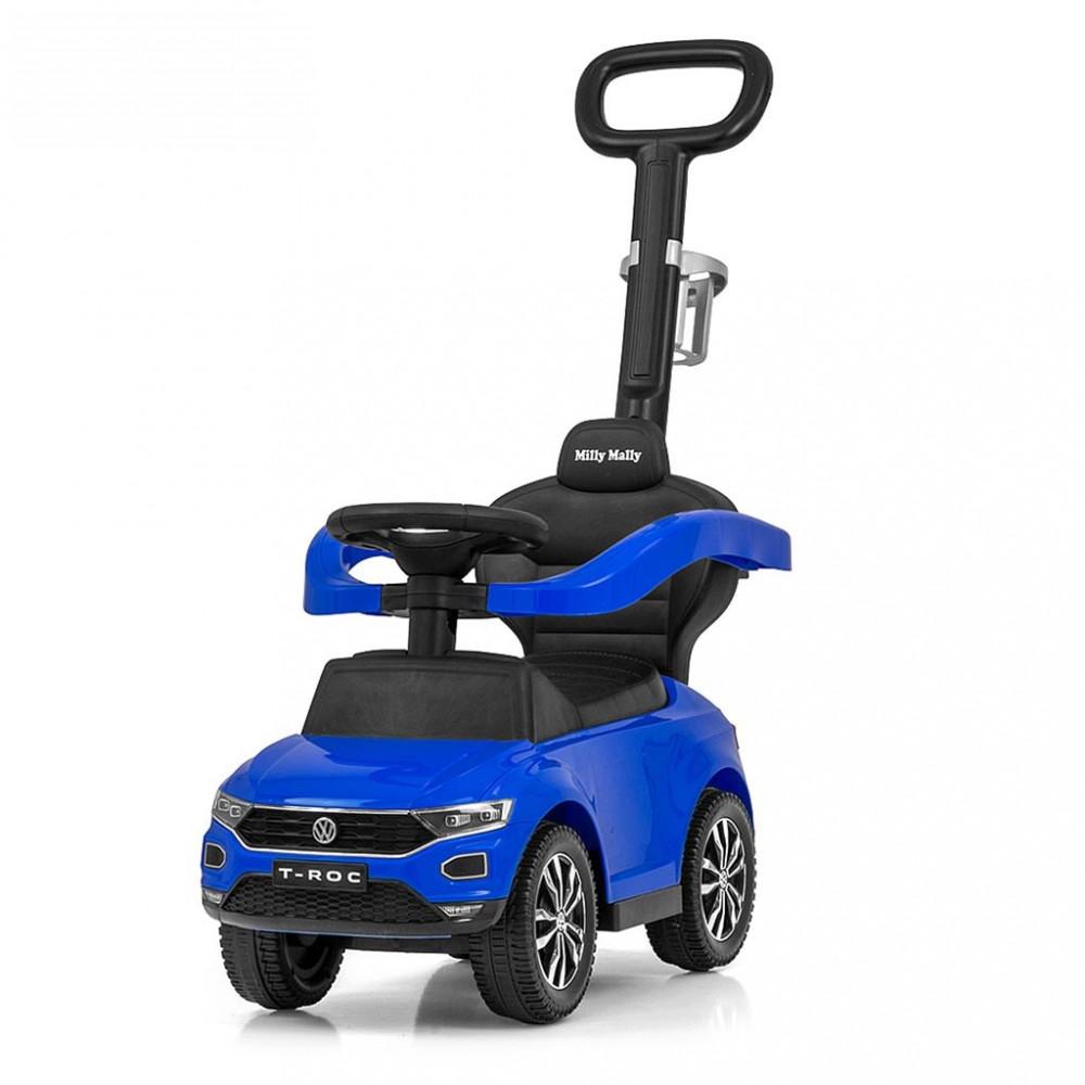 Bébitaxi tolókarral VOLKSWAGEN T-ROC Milly Mally kék