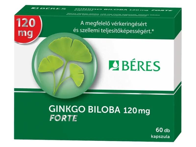 Béres Ginkgo Biloba 120mg Forte 60db kapszula