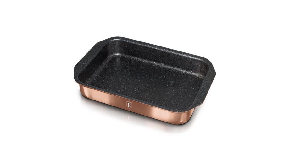 Berlinger Haus Metallic Rosegold Line tepsi márvány bevonattal, metál külső bevonattal 35 x 27 x 6,5 cm Ingyenes szállítással