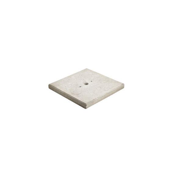 Beton rögzítőtalp fehér 40x40cm