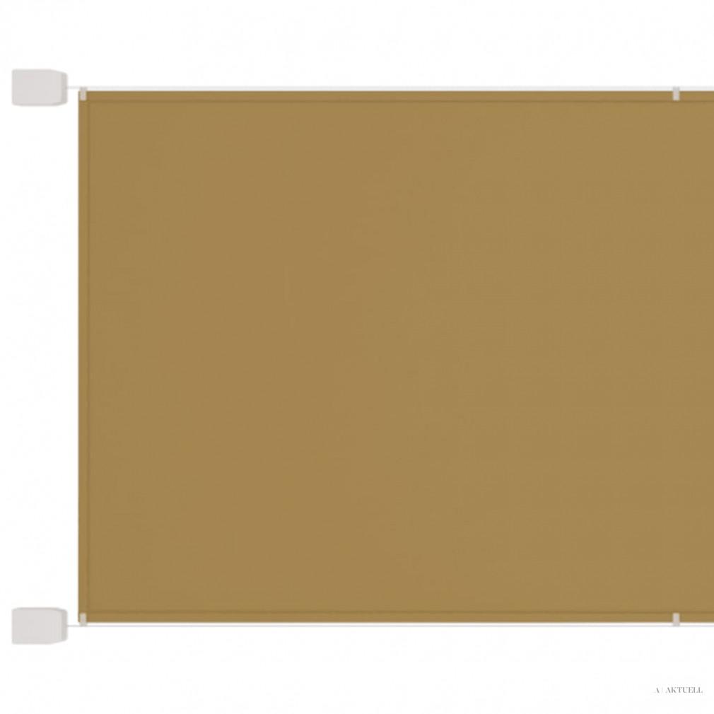 Bézs oxford-szövet függőleges napellenző 100 x 800 cm