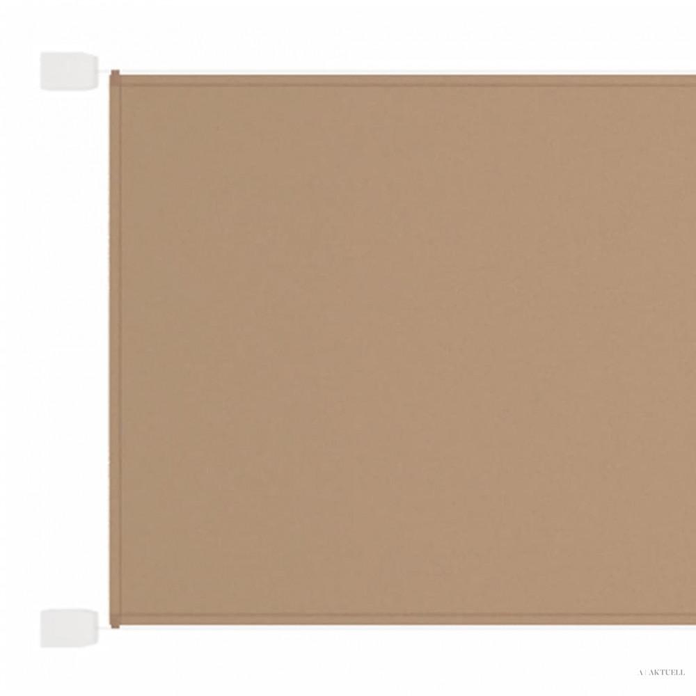 Bézs oxford-szövet függőleges napellenző 180x1000 cm