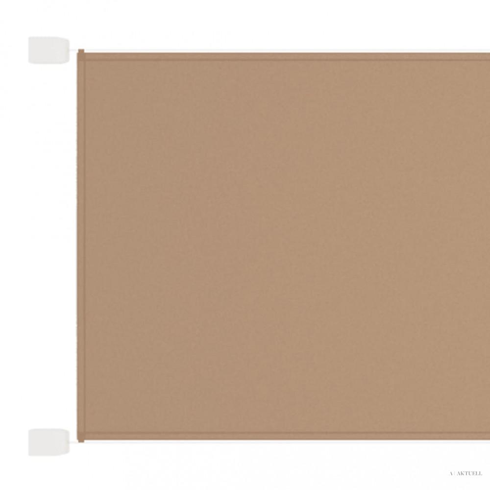 Bézs oxford-szövet függőleges napellenző 200 x 360 cm