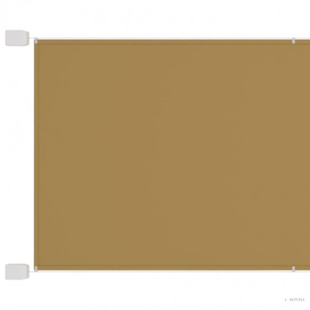 Bézs oxford-szövet függőleges napellenző 200x360 cm