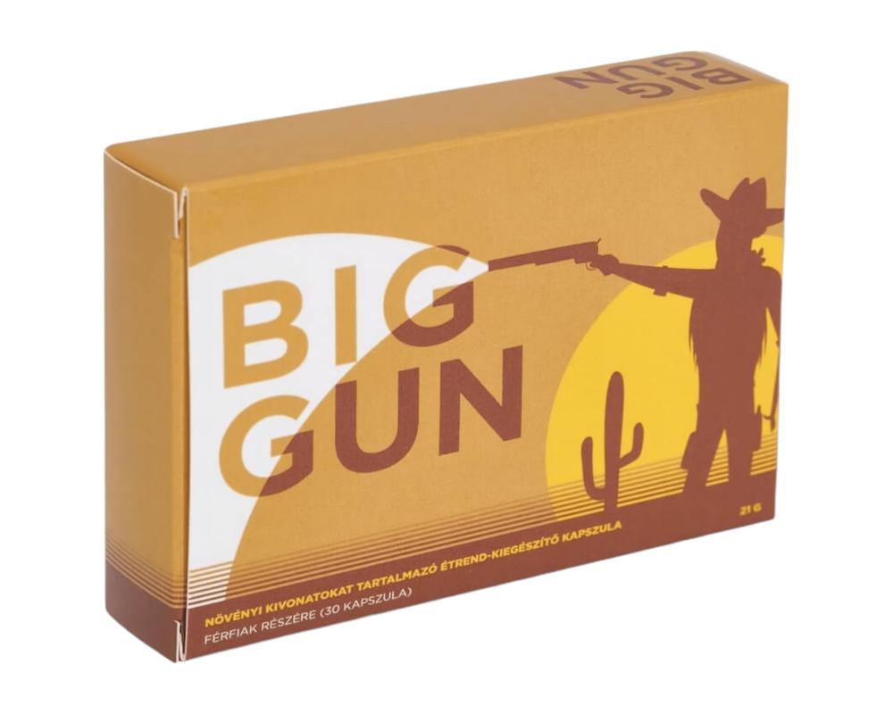 Big Gun - étrend kiegészítő kapszula férfiaknak (30db)