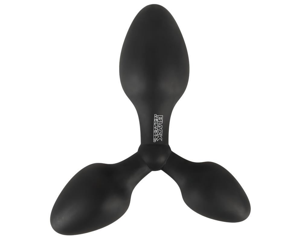 Black Velvet - tripla anál plug (fekete)