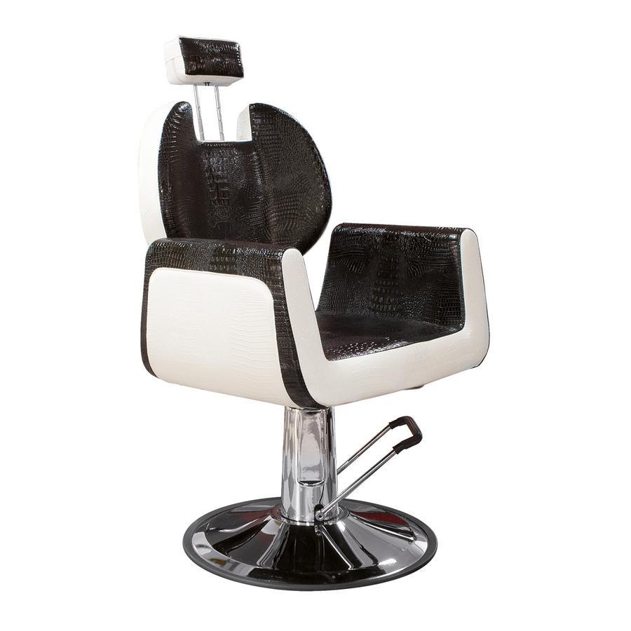 Black&White Salon Goldfume férfi hajvágószék fekete-fehér SX-926