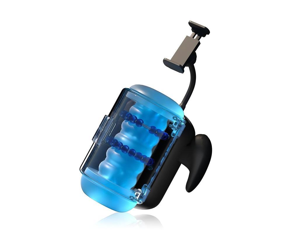 BLOWCAST Wingman Plus - automatikus gamer maszturbátor (kék)