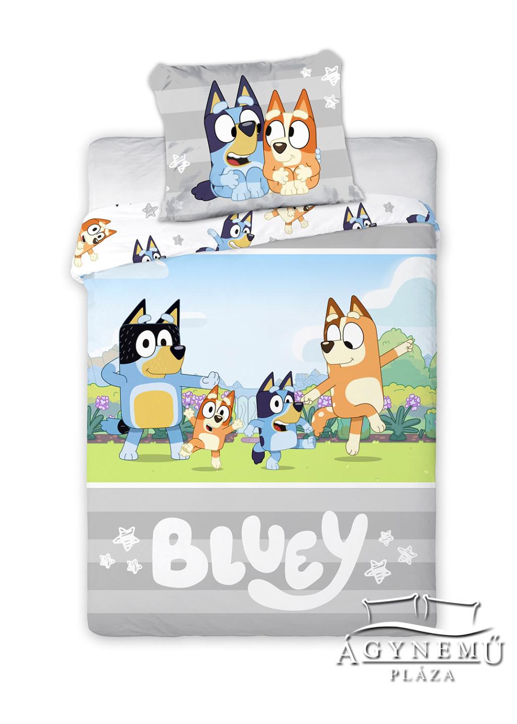 Bluey és Bingo 100% pamut ágyneműhuzat garnitúra – 140x200 cm
