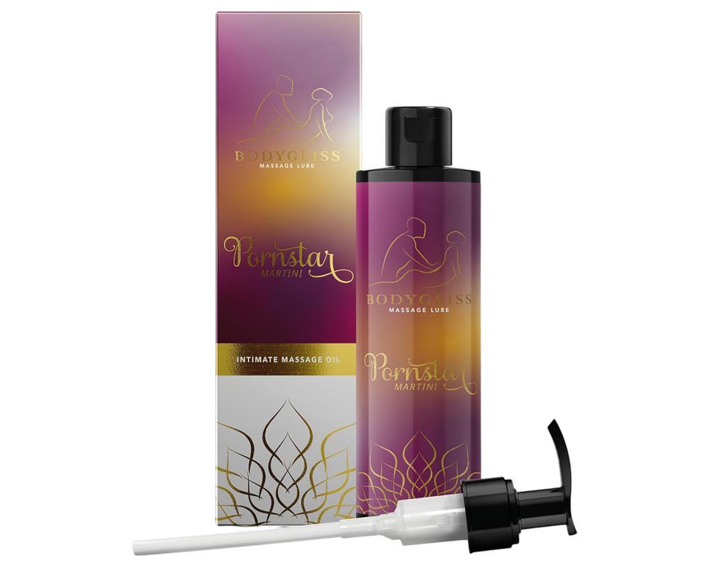 Bodygliss - masszázsolaj és síkosító - pornstar martini (150ml)