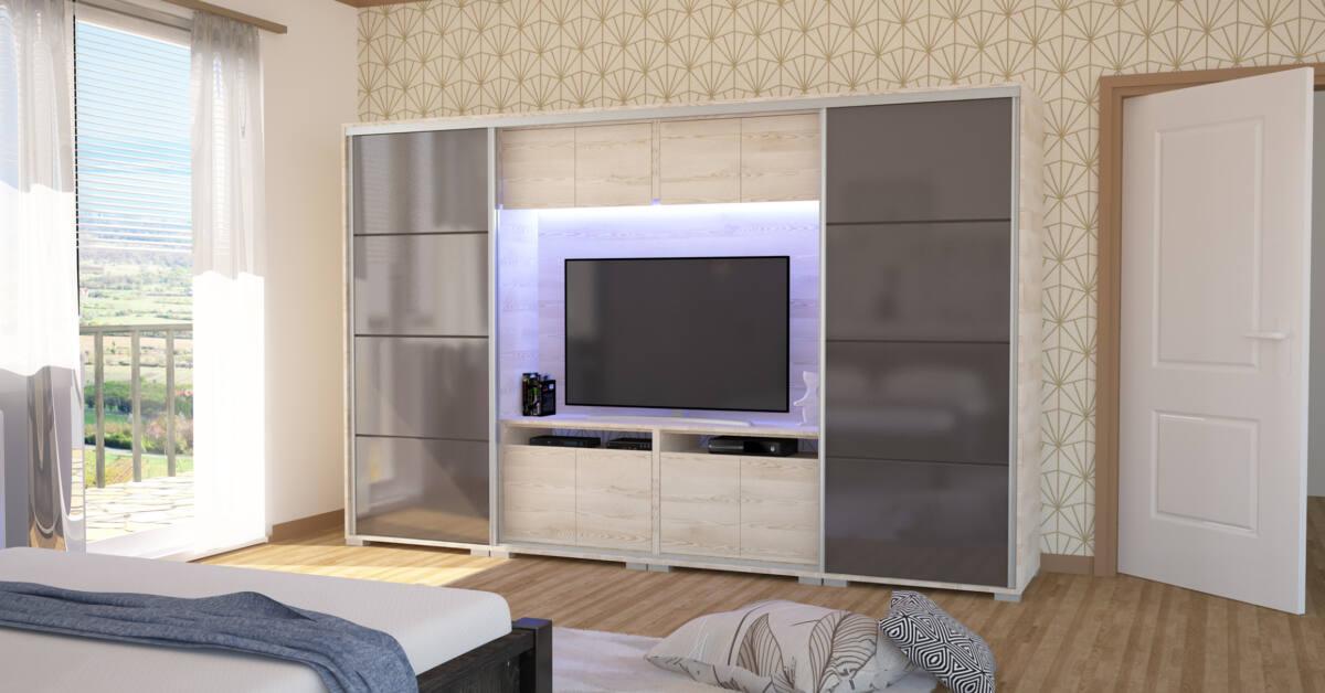 Bond TV-s gardrób 318 cm