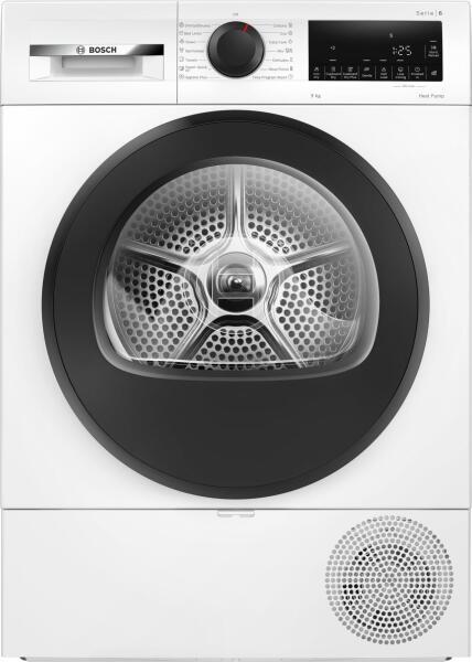 Bosch WQG243DNBY Serie 6, Hőszivattyús szárítógép, 9 kg