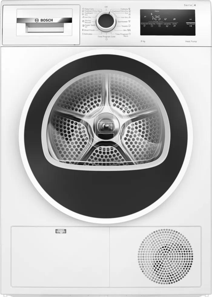 Bosch WTH83256BY Serie 4, Hőszivattyús szárítógép, 8 kg