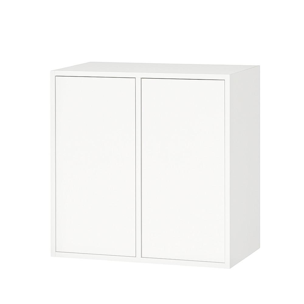 Boxie 2 ajtós fali szekrény 80x80x37 cm fehér