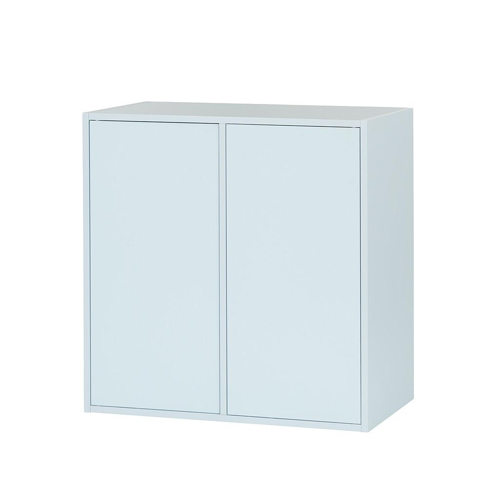Boxie 2 ajtós fali szekrény 80x80x37 cm kék