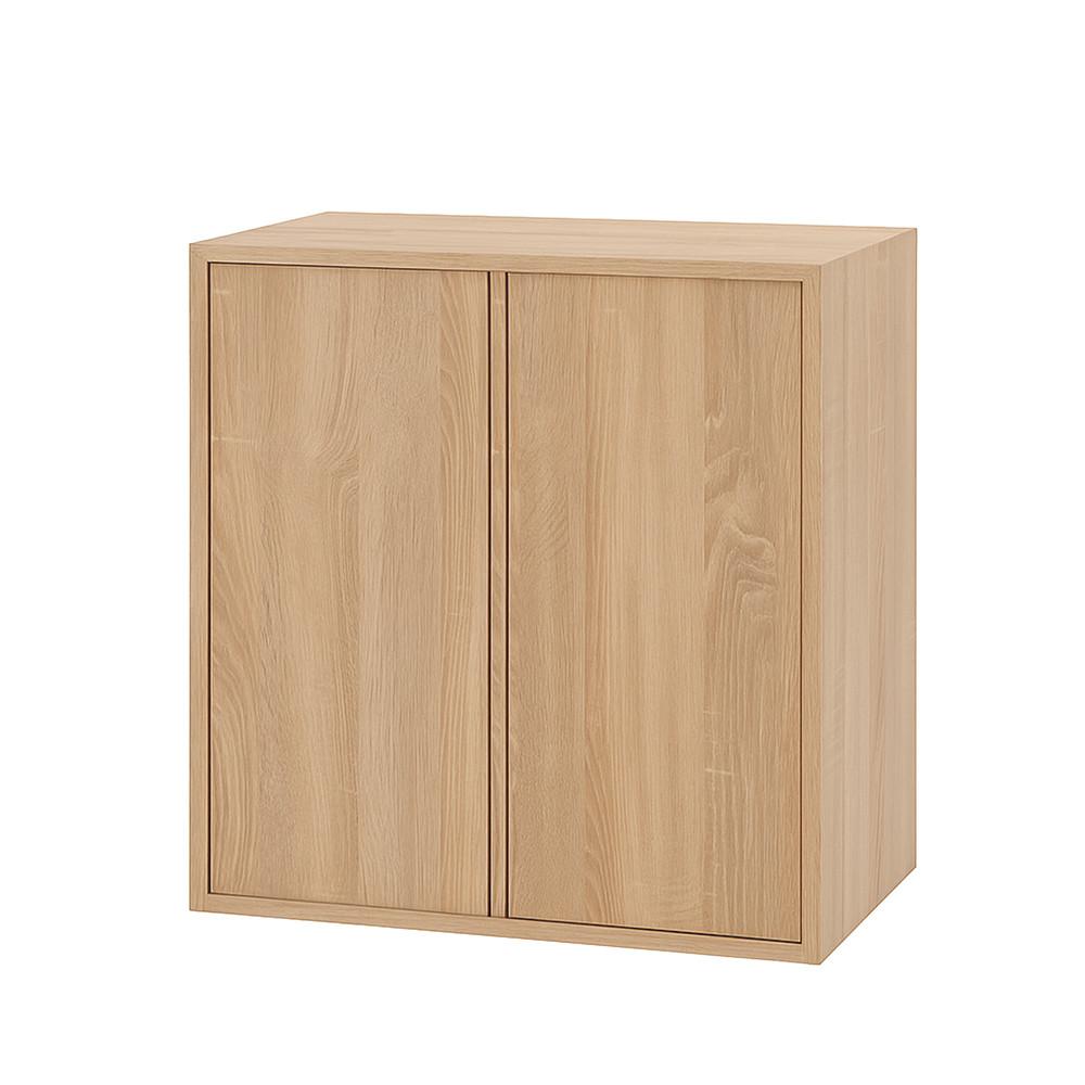 Boxie 2 ajtós fali szekrény 80x80x37 cm sonoma tölgy