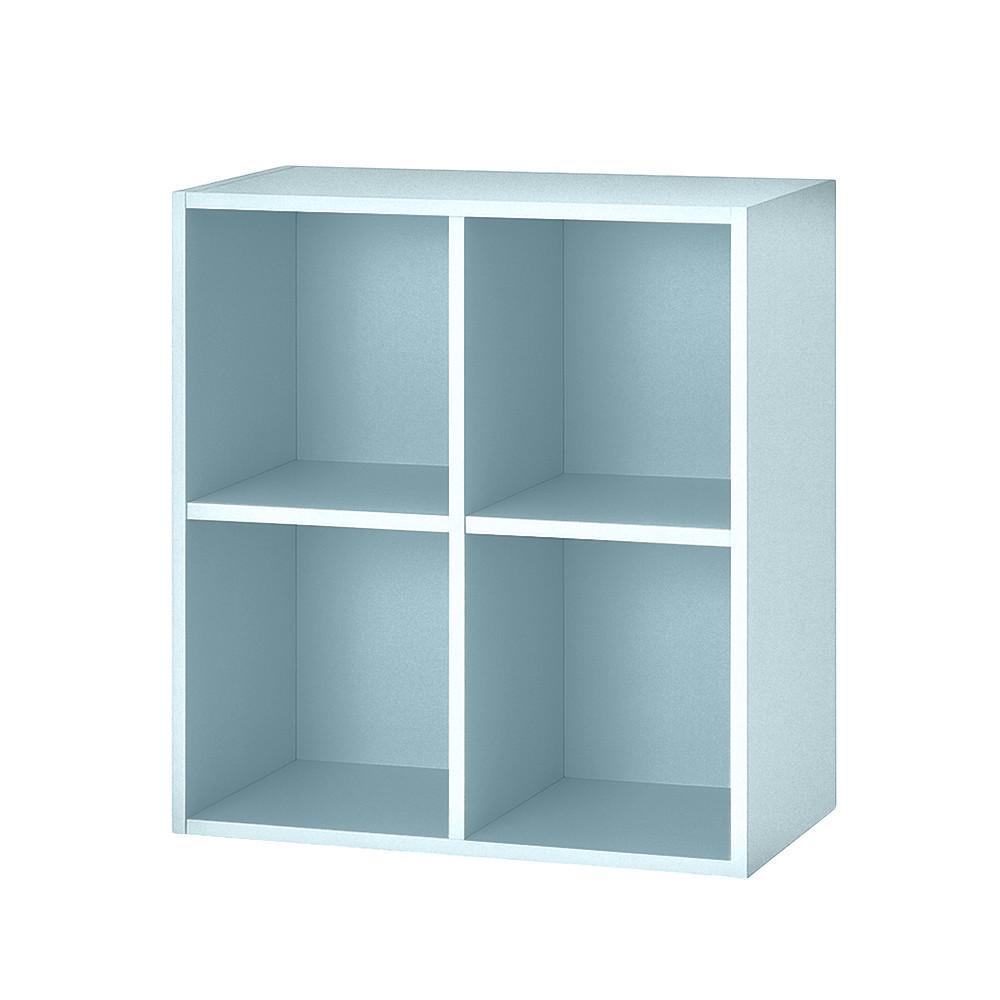 Boxie nyitott fali szekrény 80x80x37 cm kék