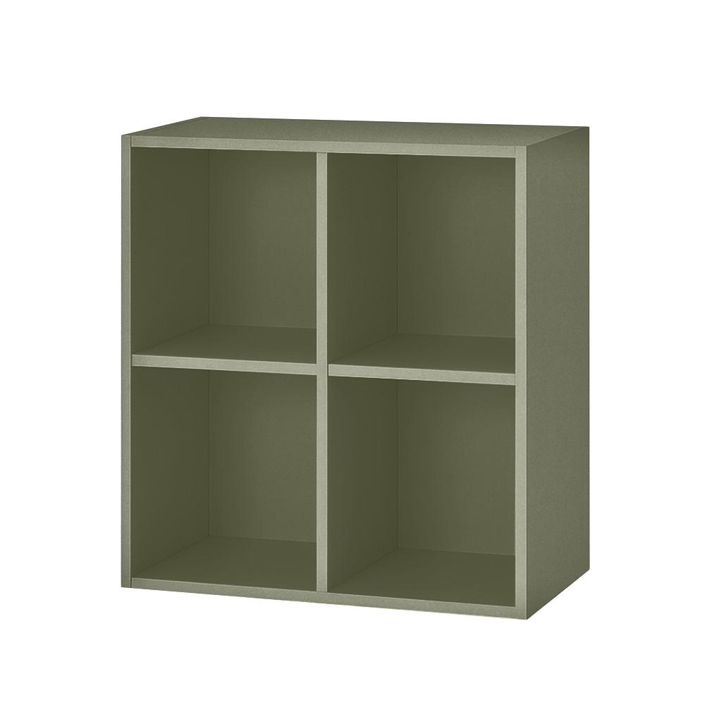 Boxie nyitott fali szekrény 80x80x37 cm zöld