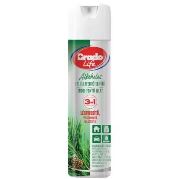 Bradolife felületfertőtlenítő és légfrissítő 300ml fenyő