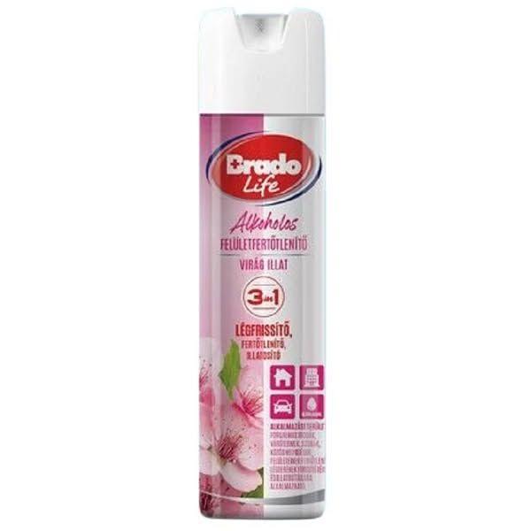 Bradolife felületfertőtlenítő és légfrissítő virág 300ml