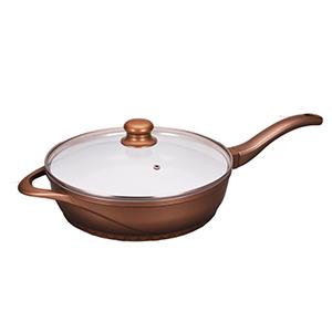 Bravo Kerámia serpenyő fedéllel Gold (24 cm) B-5081