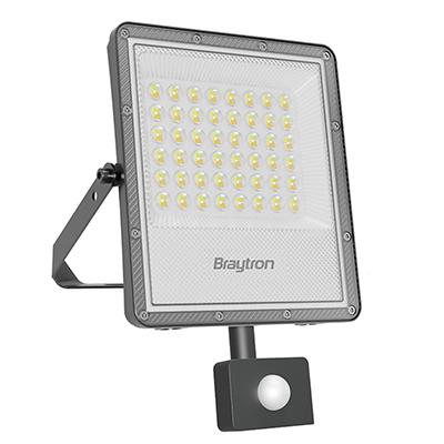 Braytron CCT mozgásérzékelős LED reflektor (50W/5500lm) állítható színhőmérséklet