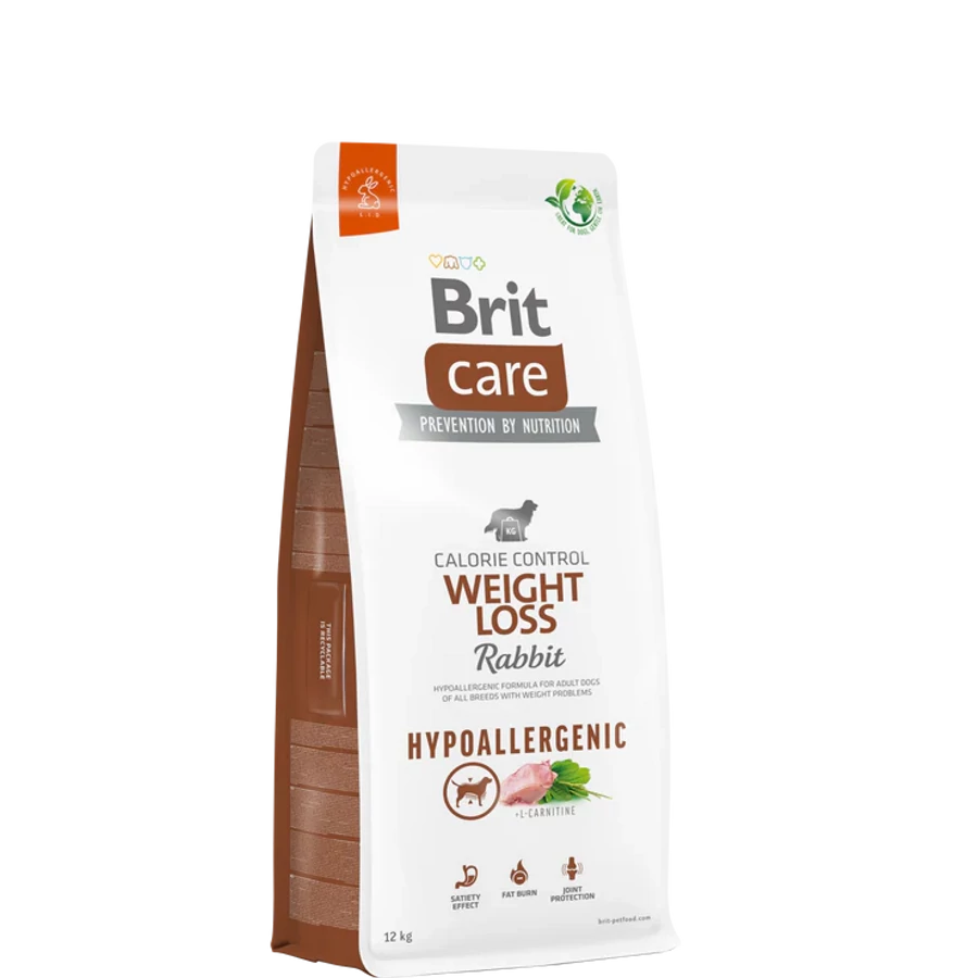 Brit Care Dog Hypoallergenic Rabbit Weight Loss hipoallergén kutyatáp kutyáknak 12kg