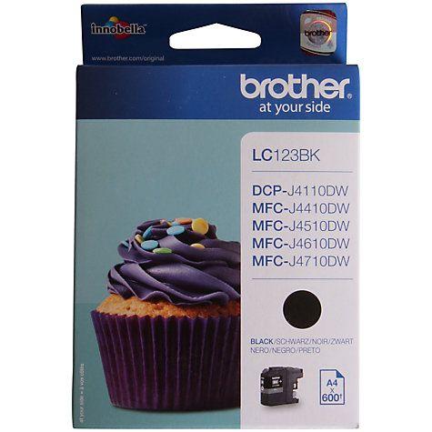 Brother LC123 fekete eredeti tintapatron