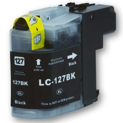 Brother LC127 XXL fekete utángyártott tintapatron 