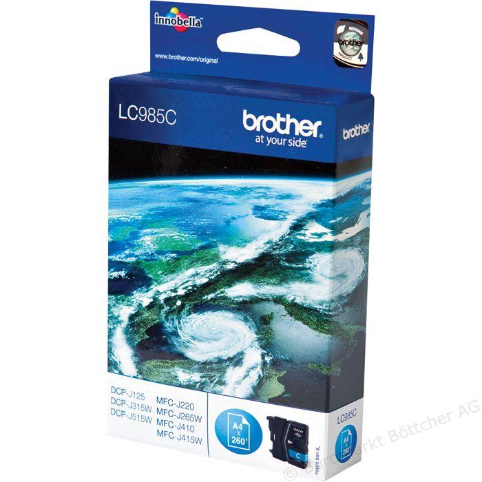 Brother LC985 Cyan eredeti tintapatron
