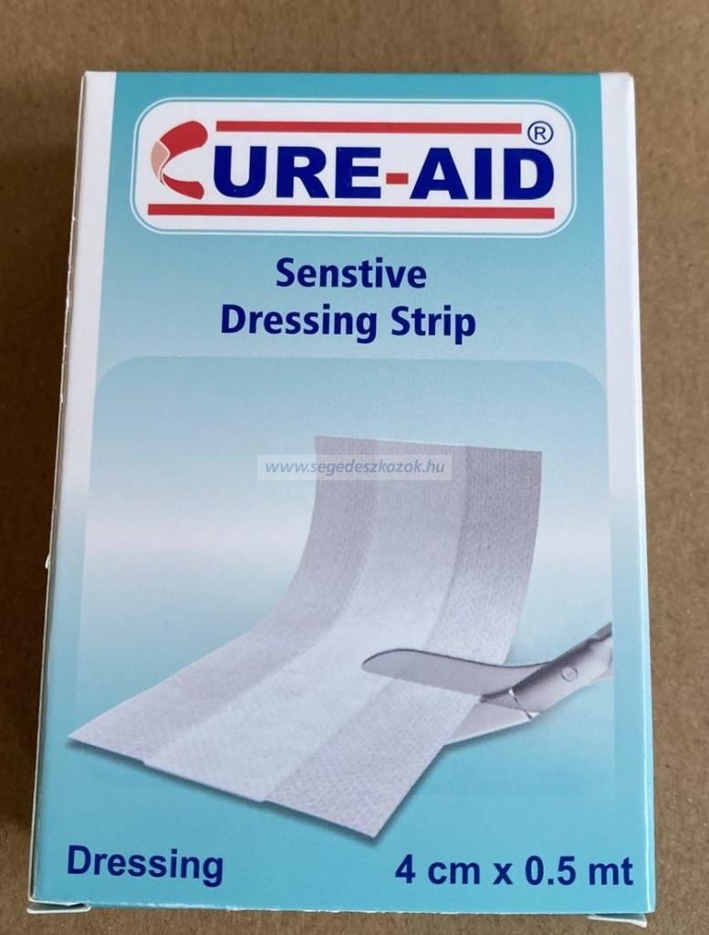 BSW Med Cure-Aid Vágható ragtapasz sebpárnával a közepén 4cm x 0,5m (Előrendelhető)