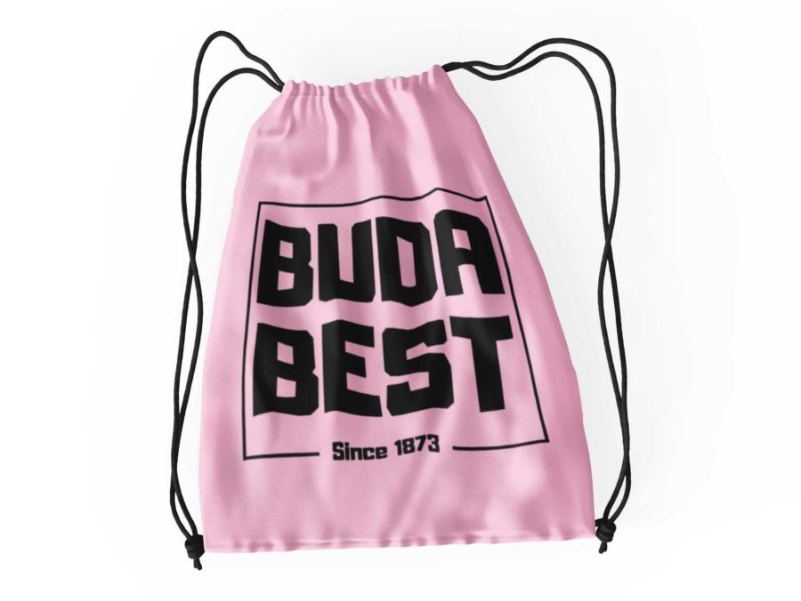 Budabest Zsinóros hátizsák 101, Dark Pink