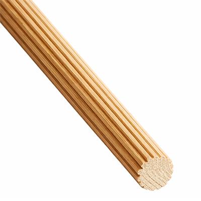 Bükk profilléc, tipli, hornyolt kör alakú, Ø8 mm, 100 cm