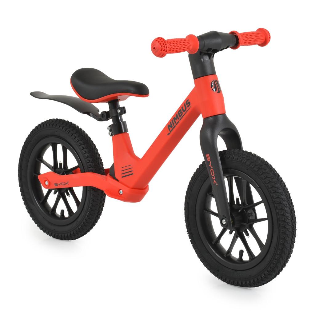 Byox Nimbus futóbicikli fújható, világító kerekekkel (12") - Piros