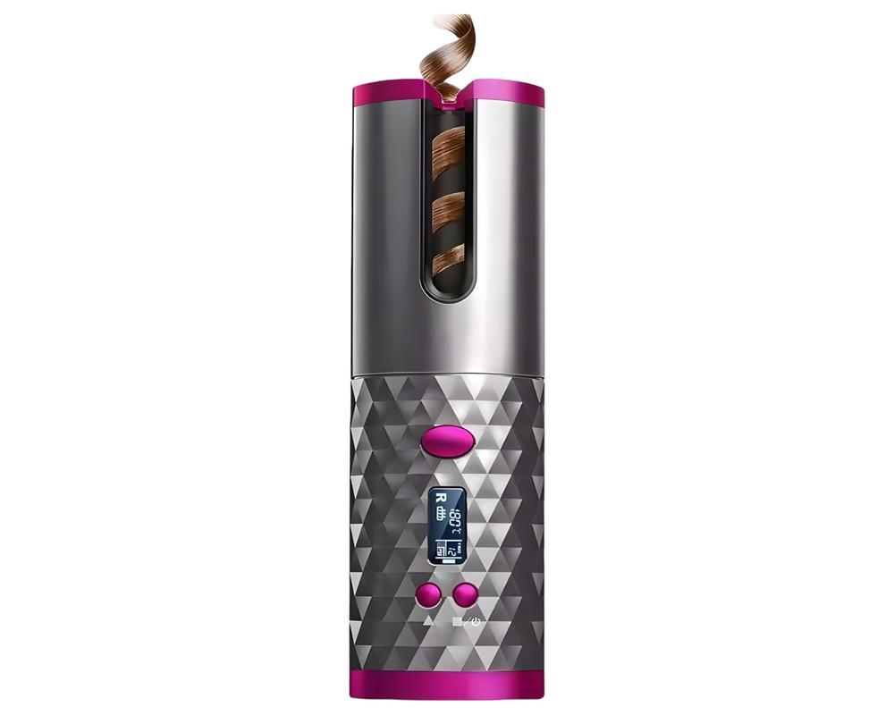CAC - akkus hajgöndörítő szett (szürke-pink)