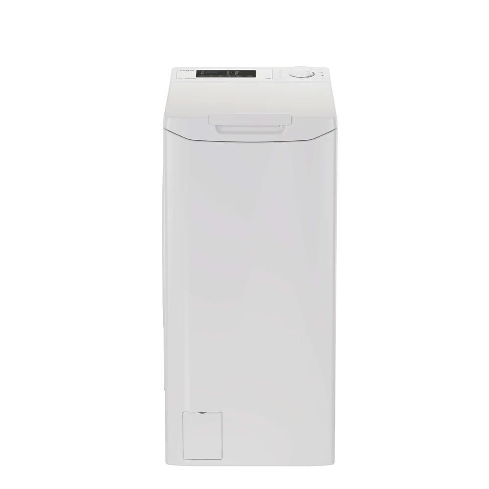 CANDY TCA273D3-S Pro Wash 300 Felültöltős mosógép Felültöltős mosógép, 7 kg, 1200 ford./perc, C energiaosztály, 17 program