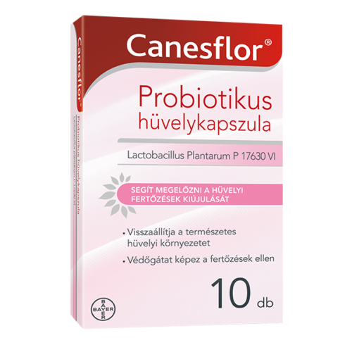 Canesflor hüvelykapszula 10x - hüvelyi probiotikum     : NO1-49
