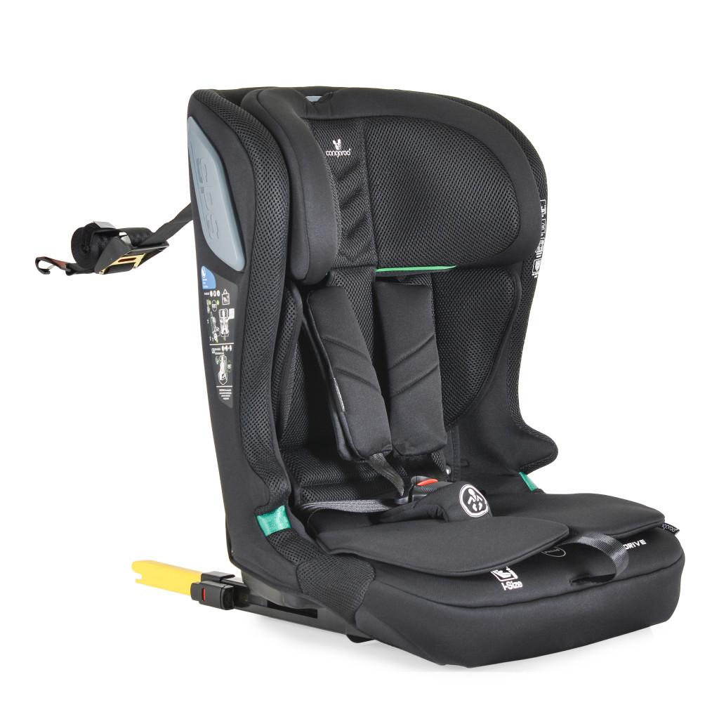Cangaroo IDrive Phantom gyerekülés (76-150 cm) - Fekete