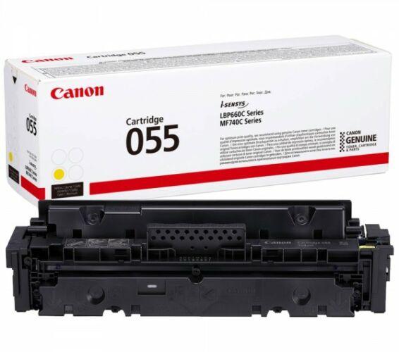 CANON CRG055 TONER YELLOW 2,1K (EREDETI)