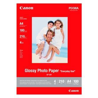 Canon GP-501 f&amp;eacute;nyes eredeti fot&amp;oacute;pap&amp;iacute;r (A4, 100 lap, 200g, 0775B001)