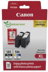 Canon PG-585XL/CL-586XL eredeti tintapatron multipack + fot&amp;oacute;pap&amp;iacute;r