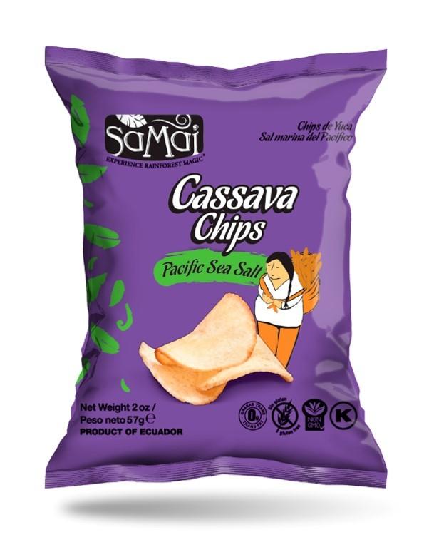 Cassava chips tengeri sós 57g SAMAI