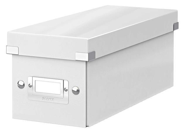 CD-doboz, LEITZ "Click&amp;Store", fehér
