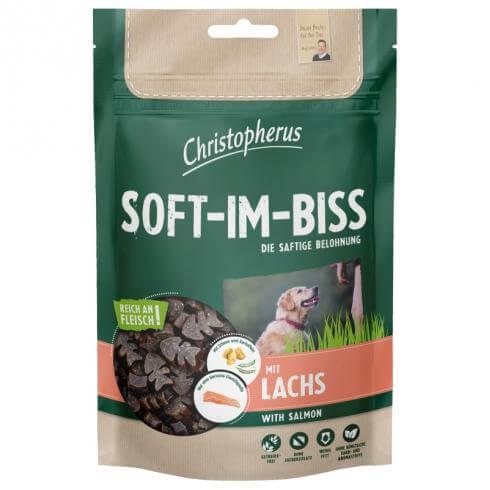 Christopherus Dog Jutalomfalat Grain Free Soft-Im-Biss Lazac 125g