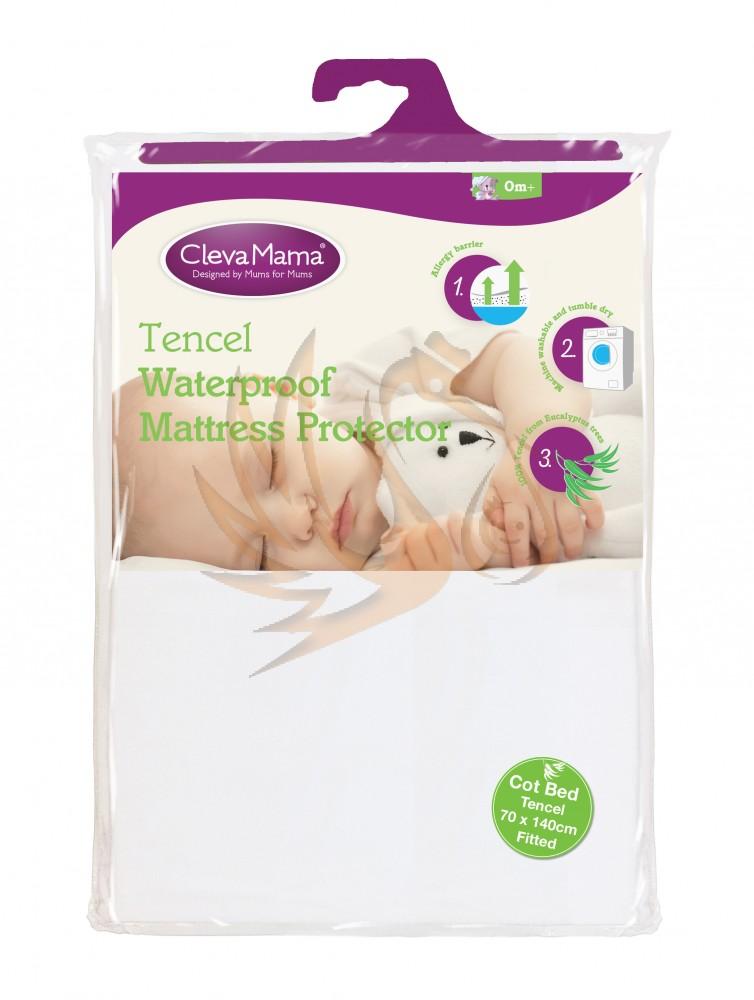 Clevamama tencel matracvédő gumis lepedő 70*140 