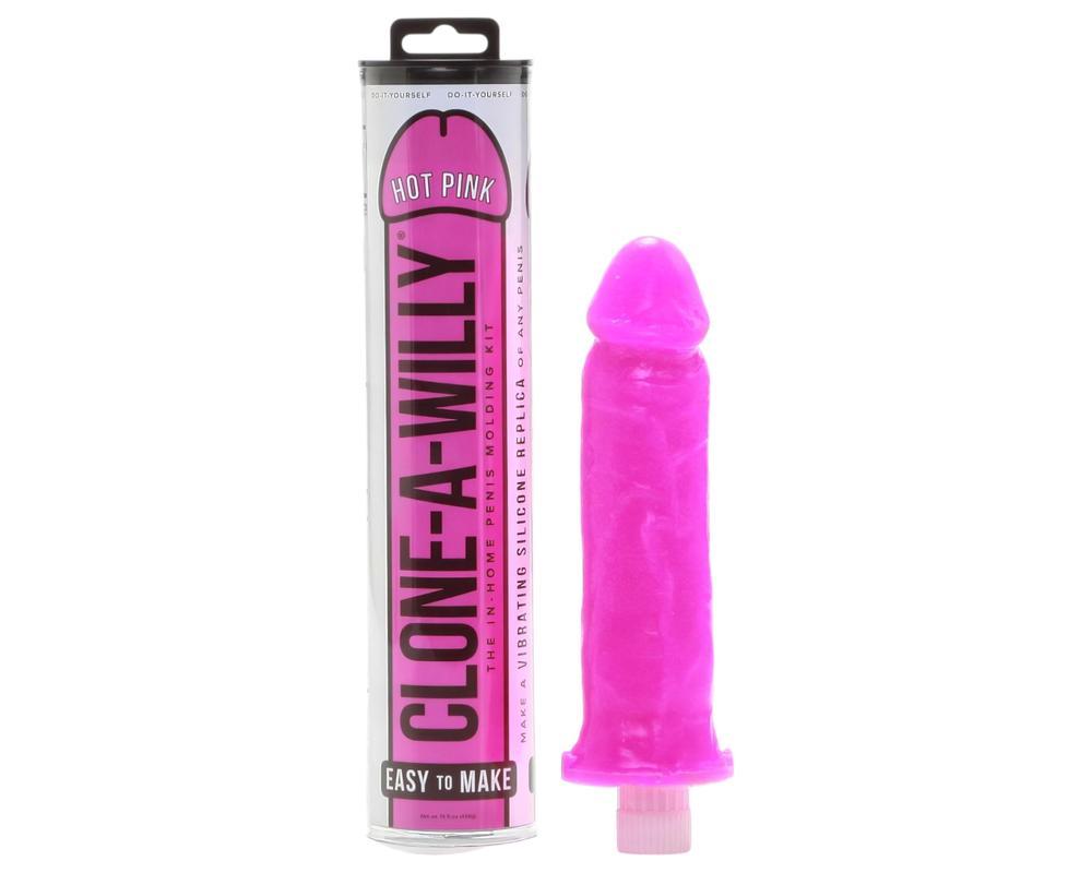 Clone-a-Willy - péniszmásoló szett vibrátorral (pink)