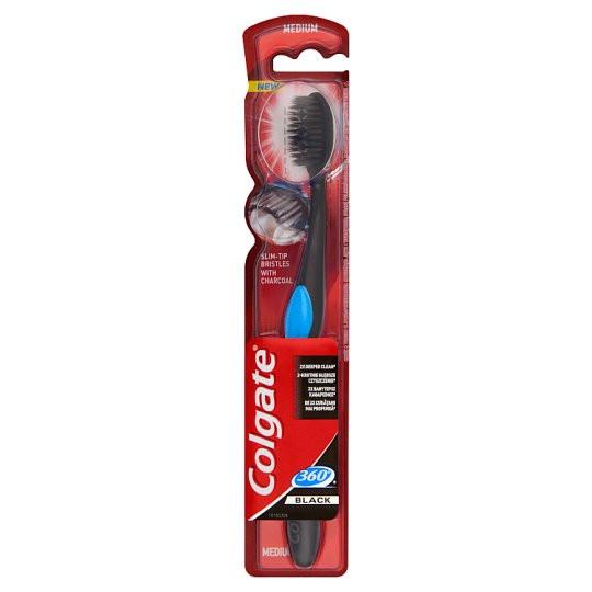 Colgate 360° Black közepes fogkefe