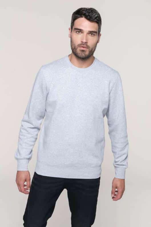 Crew Neck egyszerű pulóver XS-4XL - XL - Light Royal Blue
