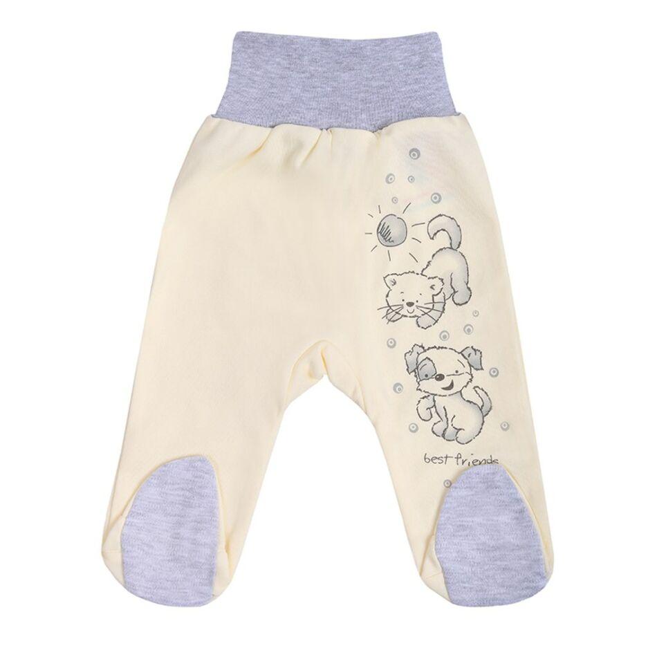 Csecsemő lábfejes nadrág New Baby Barátok bézs 68 (4-6 h) Bézs-tejfehér