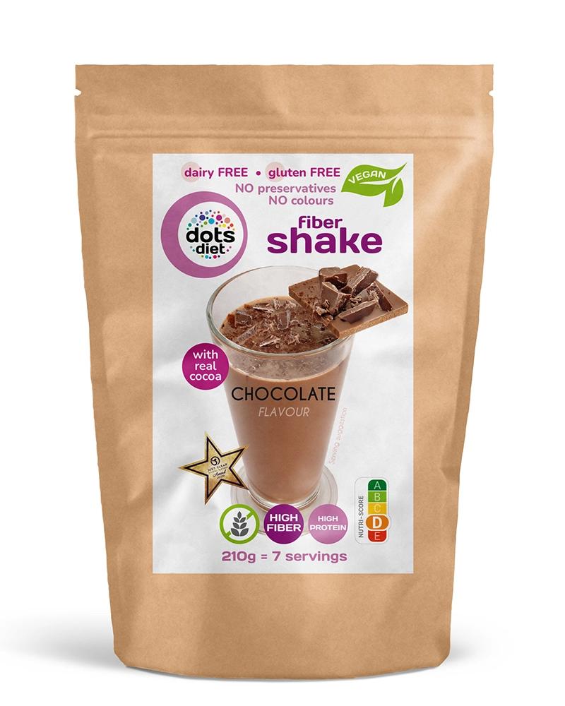 Csokoládé rost shake 7 adag (gluténmentes)